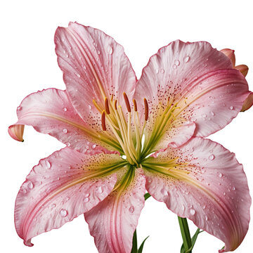 pink lily flower