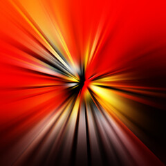 Colorful zoom motion effect. Abstract background.