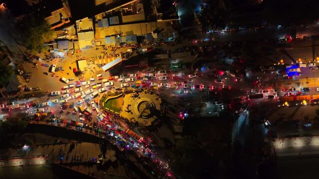 Lata Mangeshkar Chowk drone video and Ram ki Paidi Ghats ,Ayodhya Drone view view in night Shri Ram Mandir, Shri Hanuman Garhi Mandir