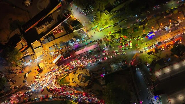 Lata Mangeshkar Chowk drone video and Ram ki Paidi Ghats ,Ayodhya Drone view view in night Shri Ram Mandir, Shri Hanuman Garhi Mandir