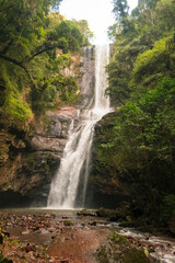 Cachoeira do Remanso, waterfall at the Parque das 8 Cachoeiras in Sao Francisco de Paula, South of Brazil