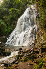 Cachoeira Escondida, waterfall at the Parque das 8 Cachoeiras in Sao Francisco de Paula, South of Brazil