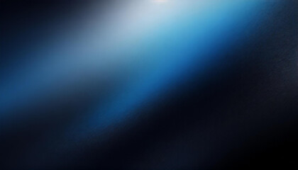 dark minimalistic gradient black and blue background with copy space, abstract texture, banner
