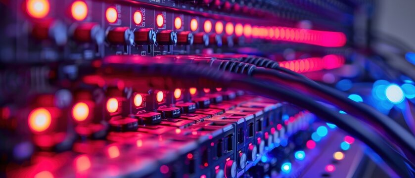 Network administrator setting up secure server connections