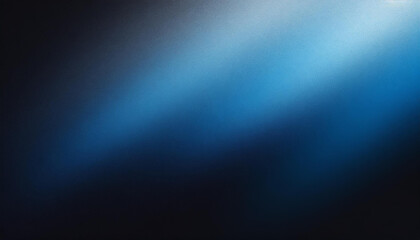 dark minimalistic gradient black and blue background with copy space, abstract texture, banner