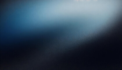 Obraz premium dark minimalistic gradient black and blue background with copy space, abstract texture, banner