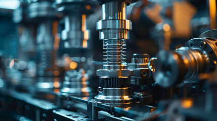 Production Line at Modern Factory.