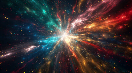 Naklejka premium Spectacular Fireworks