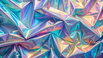abstract holographic background in pastel rainbow colours