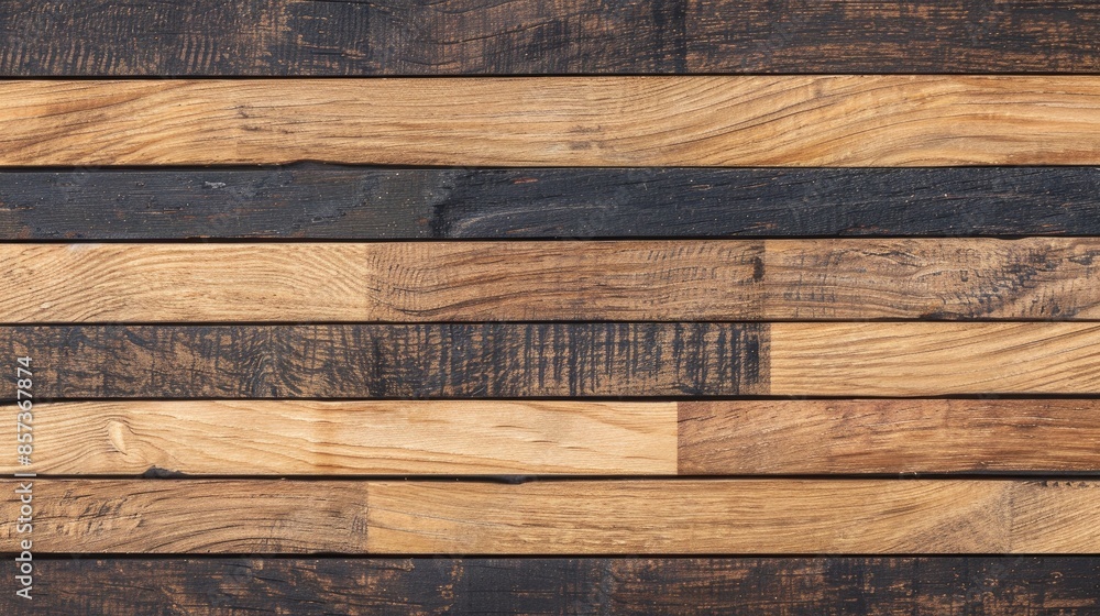 Poster light wood with dark color stripes and textured surface for design with empty space