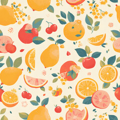 Fruit Seamless Patterns