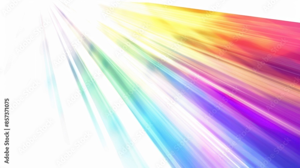 Poster a digital illustration depicting vibrant light streaks converging towards a bright white point, crea