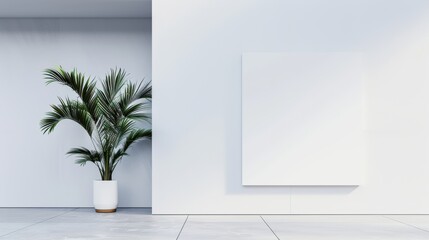 Elegant white signage for a luxury atelier, ultra-realistic photo, blank for branding mock-up, sophisticated storefront