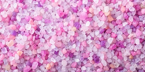 Obraz premium background of mineral bath salts close-up 