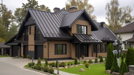 Sheet profile, modern roofing material for houses