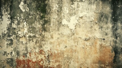 A textured photograph featuring a grunge wall texture with copy space