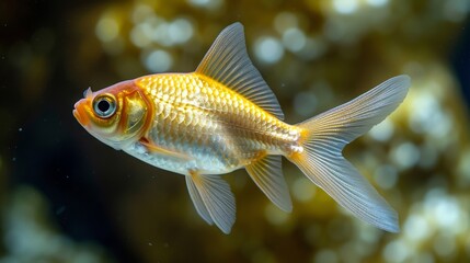 Obraz premium Fish in an aquarium close-up