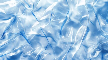 Obraz premium Holographic iridescent surface wrinkled foil. Real Hologram Background of wrinkled abstract foil 80s texture with multiple paste colours. 90s aqua menthe cyan pastel holographic gradient