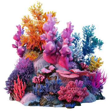 recommend clip art: Colorful deep ocean coral reef clip art