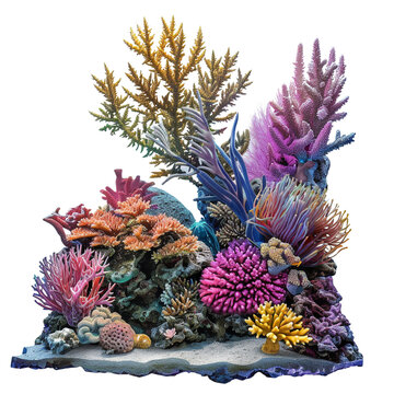 recommend clip art: Colorful deep ocean coral reef clip art