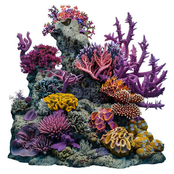recommend clip art: Colorful deep ocean coral reef clip art