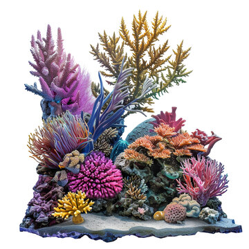 recommend clip art: Colorful deep ocean coral reef clip art