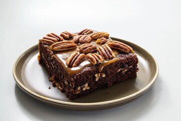 Scrumptious Caramel Fudge Cake with Devils Food Base and Caramels