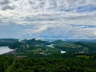 Lake Solina is a largest in Poland water reservoir surrounded by a characteristic landscape of...