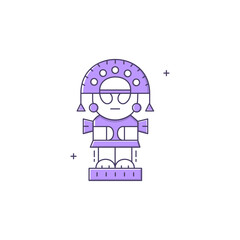 Tumi Inca Vector Icon Design