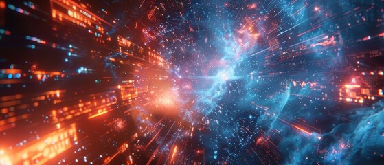 Visual representation of cloud-powered content delivery networks in , highlighting low-latency streaming and scalability