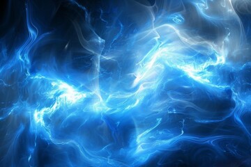 Obraz premium Abstract Electric Blue Energy Background
