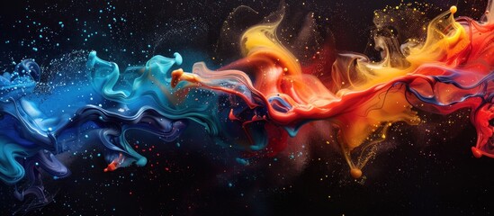 Abstract Colorful Swirls