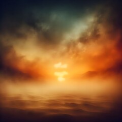 Fototapeta premium Breaks in the clouds.