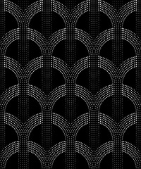 Vector seamless texture. Modern geometric background. Grid of dots.