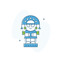 Tumi Inca Vector Icon Design