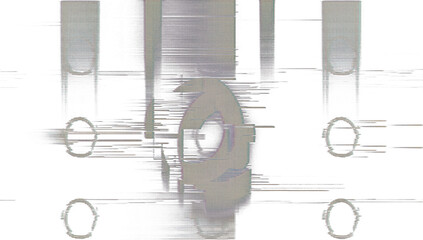 Pixelated texture. Digital errors on the screen.