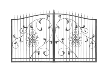 Iron gates with finishing.