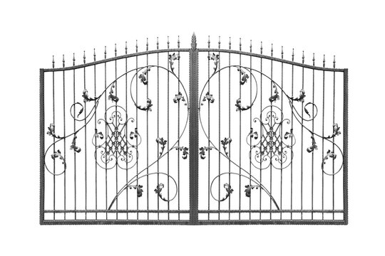Iron gates with finishing.