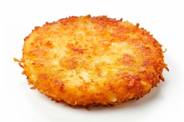 Hash brown on white surface