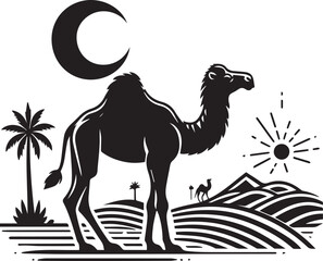 Camel vector 