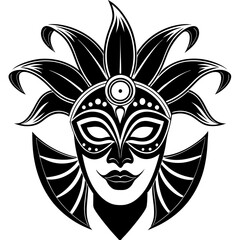 carnival mask vector