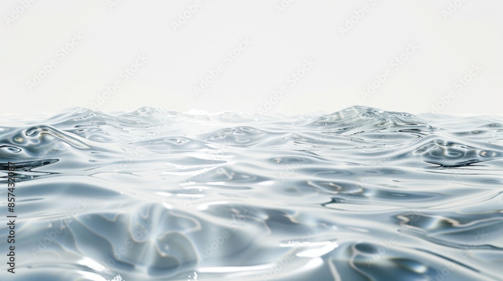 Poster a tranquil image showcasing a serene water surface with subtle ripples and soft, diffused lighting.