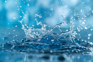 Water Splash Close-Up