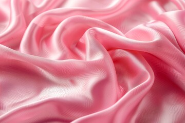 Obraz premium Luxurious Pink Silk Fabric