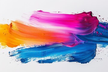 Colorful Abstract Paint Strokes