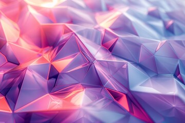 Abstract Geometric Crystal Pattern