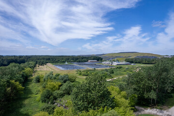 Fototapeta premium The Ihlenberg landfill site in Mecklenburg-Western Pomerania in northern Germany