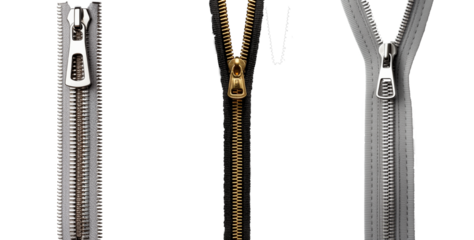 PNG of isolated Zipper unzipping. Clothes and Fashion concept. 