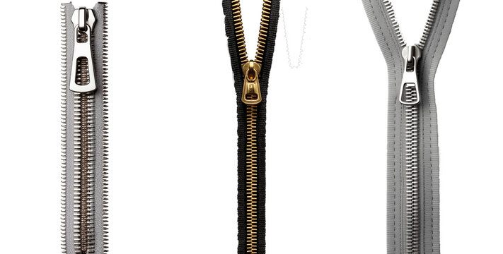 PNG of isolated Zipper unzipping. Clothes and Fashion concept. 