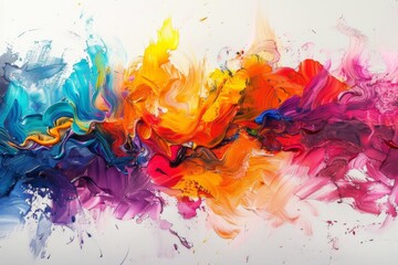 Abstract Color Explosion